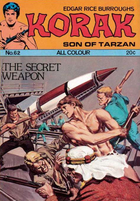 Edgar Rice Burroughs Korak Son of Tarzan (Top Sellers, 1973? series) #62 ([1974?])