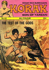 Edgar Rice Burroughs Korak Son of Tarzan (Top Sellers, 1973? series) #66 [1974?]