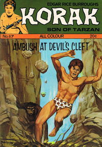 Edgar Rice Burroughs Korak Son of Tarzan (Top Sellers, 1973? series) #67 [1974?]