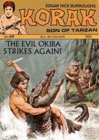 Edgar Rice Burroughs Korak Son of Tarzan (Top Sellers, 1973? series) #68 [1974?]