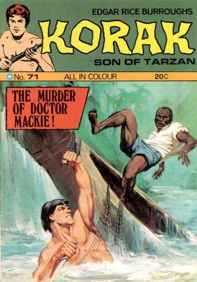 Edgar Rice Burroughs Korak Son of Tarzan (Top Sellers, 1973? series) #71