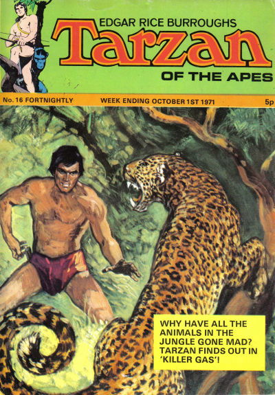 Edgar Rice Burroughs Tarzan of the Apes (Williams, 1971 series) #16 (1 October 1971)