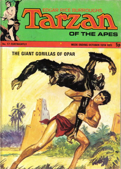 Edgar Rice Burroughs Tarzan of the Apes (Williams, 1971 series) #17 ([15 October 1971])