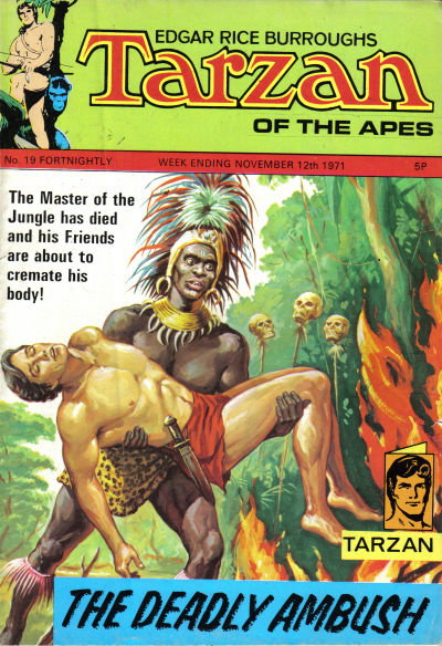 Edgar Rice Burroughs Tarzan of the Apes  #19 (12 November 1971)