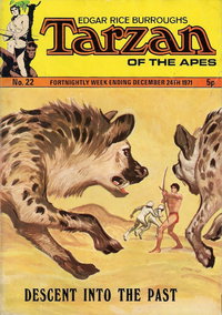 Edgar Rice Burroughs Tarzan of the Apes (Williams, 1971 series)  #22 (24 December 1971)