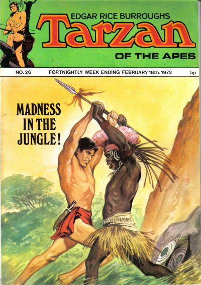 Edgar Rice Burroughs Tarzan of the Apes (Williams, 1971 series) #26 (18 February 1972)