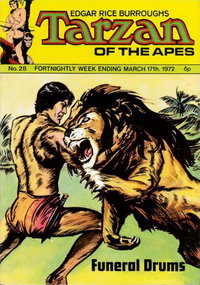 Edgar Rice Burroughs Tarzan of the Apes  #28 (17 March 1972)
