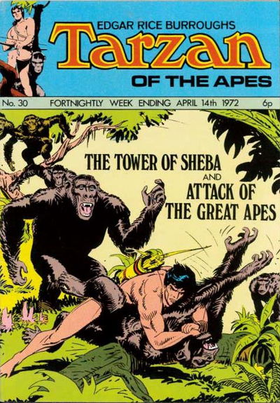 Edgar Rice Burroughs Tarzan of the Apes (Williams, 1971 series) #30 ([14 April 1972?])