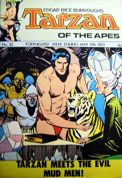 Edgar Rice Burroughs Tarzan of the Apes (Williams, 1971 series) #32 (12 May 1972)