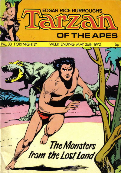 Edgar Rice Burroughs Tarzan of the Apes (Williams, 1971 series) #33 (26 May 1972)