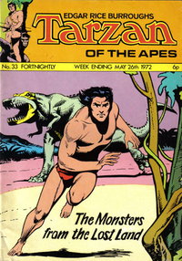 Edgar Rice Burroughs Tarzan of the Apes  #33 (26 May 1972)