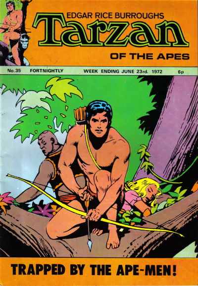Edgar Rice Burroughs Tarzan of the Apes (Williams, 1971 series) #35 (23 June 1972)