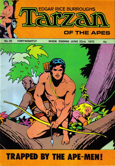 Edgar Rice Burroughs Tarzan of the Apes (Williams, 1971 series) #35 23 June 1972