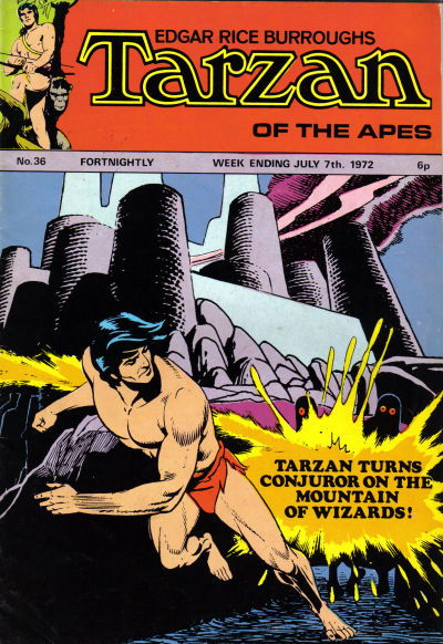 Edgar Rice Burroughs Tarzan of the Apes (Williams, 1971 series) #36 (7 July 1972)