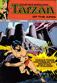 Edgar Rice Burroughs Tarzan of the Apes  #36 (7 July 1972)