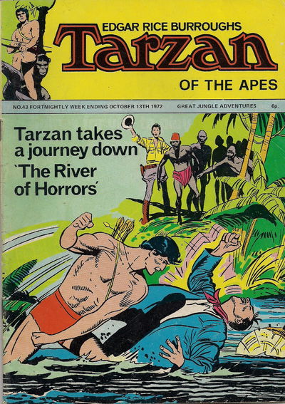 Edgar Rice Burroughs Tarzan of the Apes (Williams, 1971 series) #43 13 October 1972