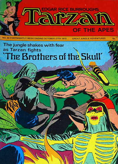Edgar Rice Burroughs Tarzan of the Apes  #44 (27 October 1972)
