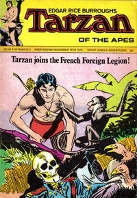 Edgar Rice Burroughs Tarzan of the Apes (Williams, 1971 series) #45 10 November 1972