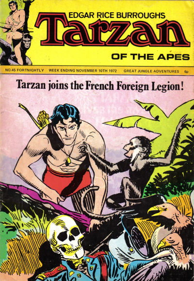 Edgar Rice Burroughs Tarzan of the Apes  #45 (10 November 1972)
