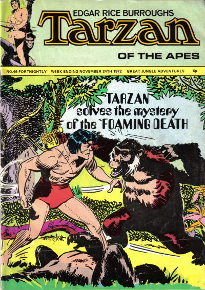 Edgar Rice Burroughs Tarzan of the Apes (Williams, 1971 series) #46 24 November 1972