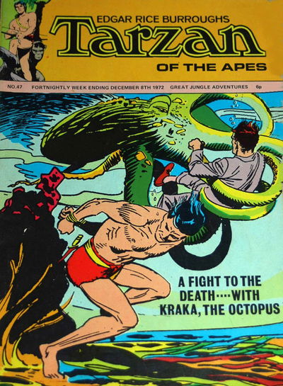 Edgar Rice Burroughs Tarzan of the Apes (Williams, 1971 series) #47 8 December 1972