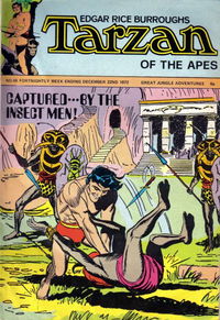 Edgar Rice Burroughs Tarzan of the Apes (Williams, 1971 series) #48 22 December 1972