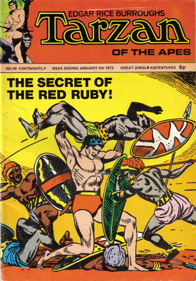 Edgar Rice Burroughs Tarzan of the Apes (Williams, 1971 series) #49 5 January 1973