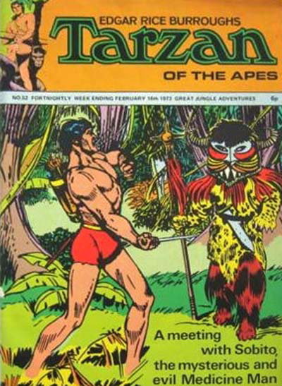 Edgar Rice Burroughs Tarzan of the Apes  #52 (16 February 1973)