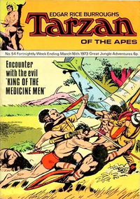 Edgar Rice Burroughs Tarzan of the Apes  #54 (16 March 1973)