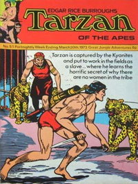 Edgar Rice Burroughs Tarzan of the Apes (Williams, 1971 series)  #55 (30 March 1973)