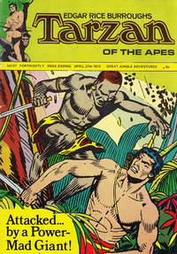 Edgar Rice Burroughs Tarzan of the Apes (Williams, 1971 series)  #57 (27 April 1973)