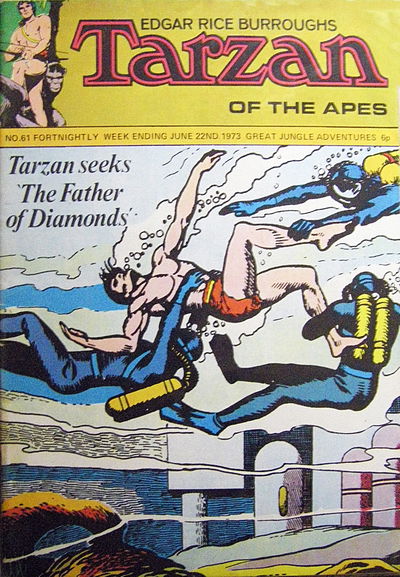 Edgar Rice Burroughs Tarzan of the Apes (Williams, 1971 series) #61 [22 June 1973?]