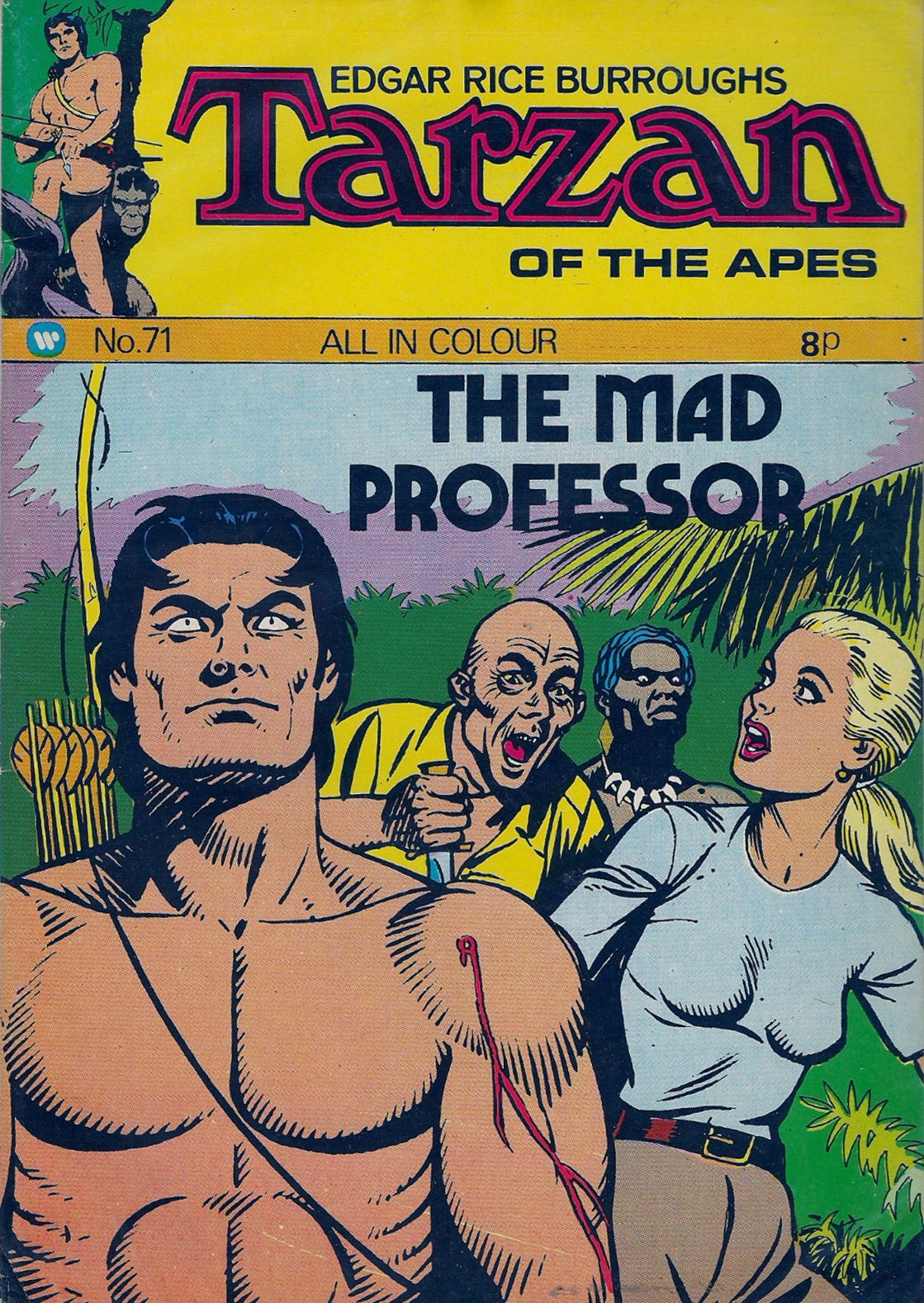 Edgar Rice Burroughs Tarzan of the Apes (Top Sellers, 1973? series) #71 ([April 1974?])
