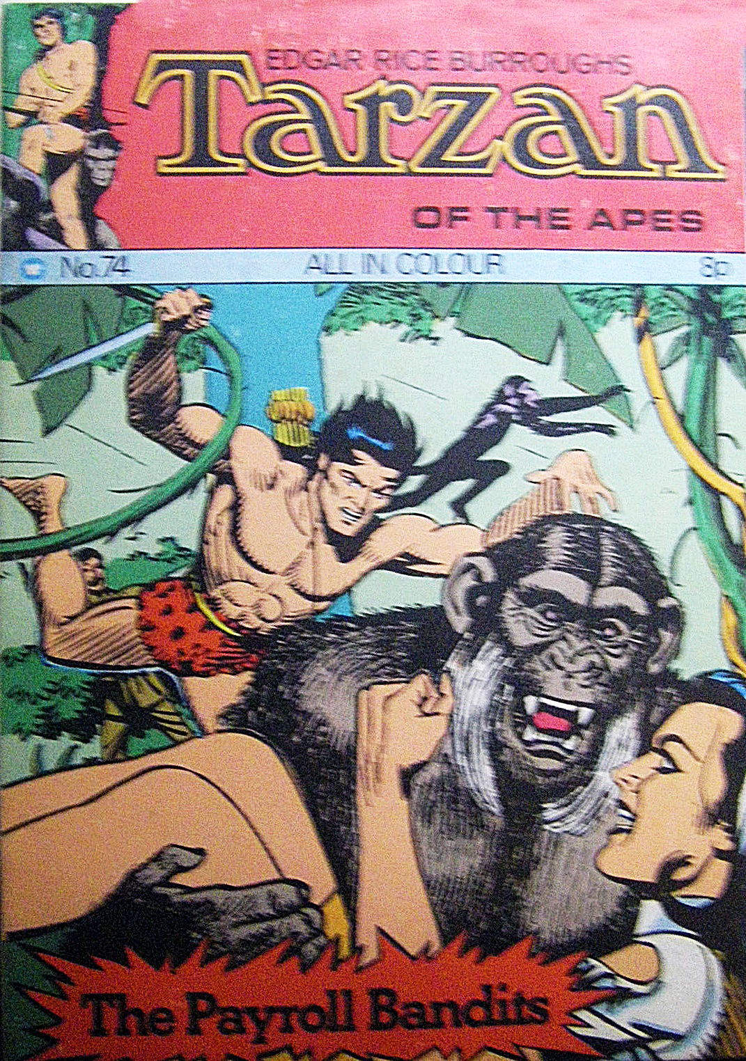 Edgar Rice Burroughs Tarzan of the Apes (Top Sellers, 1973? series) #74 ([July 1974?])