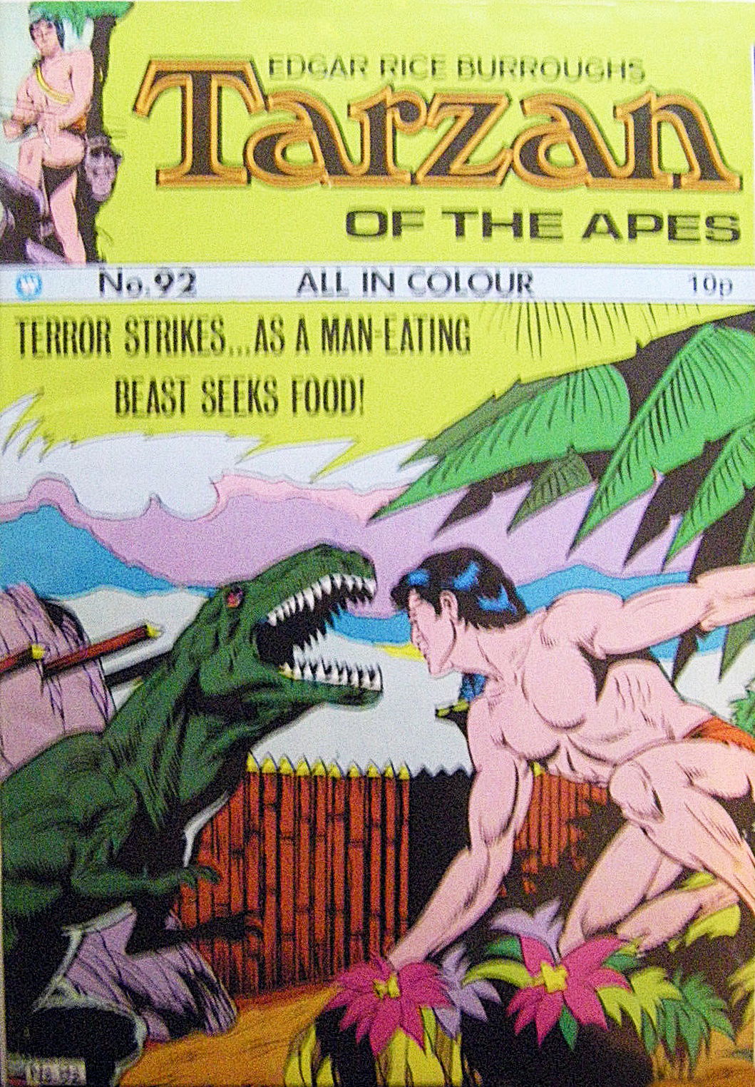 Edgar Rice Burroughs Tarzan of the Apes (Top Sellers, 1973? series) #92 ([January 1976?])