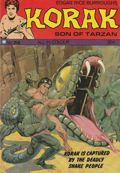 Edgar Rice Burroughs Korak Son of Tarzan  #74 ([July 1974?])