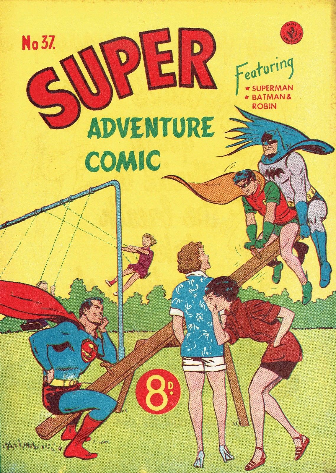 Super Adventure Comic (Colour Comics, 1950 series) #37 ([July 1953])