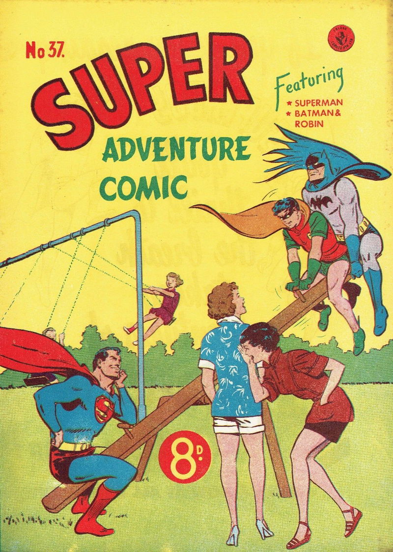 Super Adventure Comic (Colour Comics, 1950 series) #37 ([July 1953])