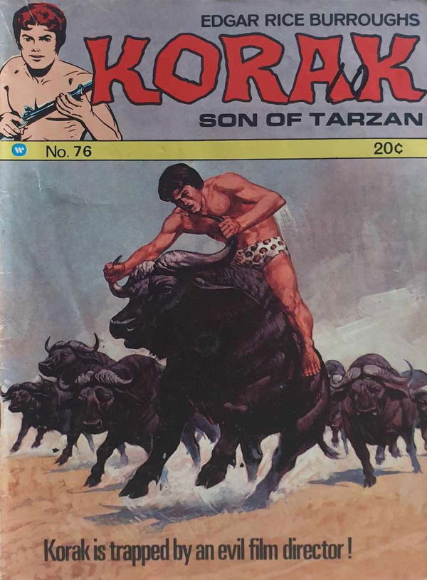 Edgar Rice Burroughs Korak Son of Tarzan (Top Sellers, 1973? series) #76 ([August 1974?])