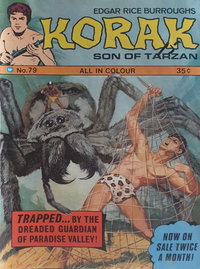 Edgar Rice Burroughs Korak Son of Tarzan  #79 ([October 1974?])