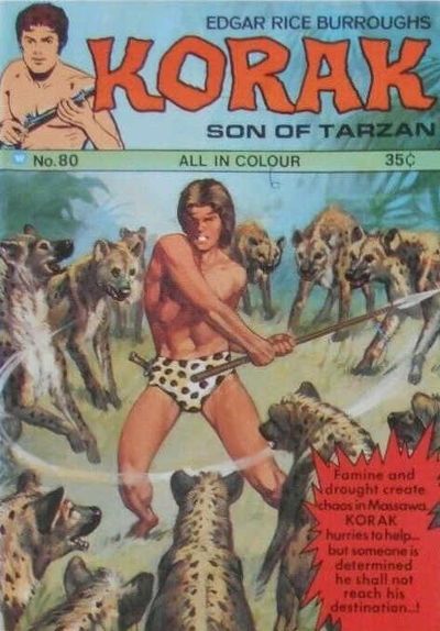 Edgar Rice Burroughs Korak Son of Tarzan (Top Sellers, 1973? series) #80