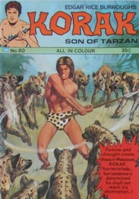 Edgar Rice Burroughs Korak Son of Tarzan  #80 ([October 1974?])