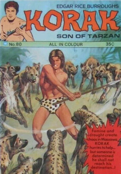 Edgar Rice Burroughs Korak Son of Tarzan  #80 ([October 1974?])