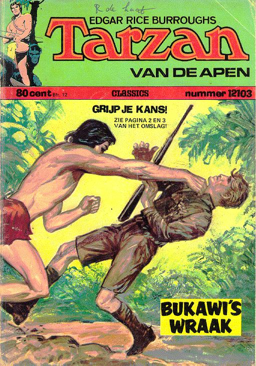 Edgar Rice Burroughs Tarzan van de Apen Classics (Classics, 1965 series) #12103 (1971)
