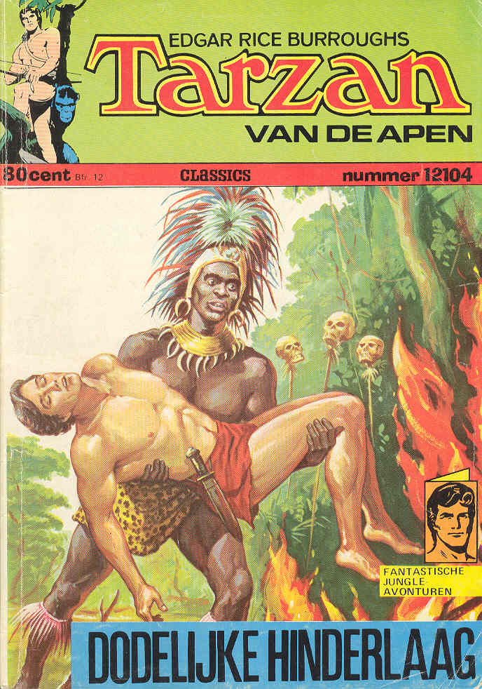 Edgar Rice Burroughs Tarzan van de Apen Classics (Classics, 1965 series) #12104 (1971)