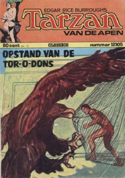 Edgar Rice Burroughs Tarzan van de Apen Classics (Classics, 1965 series) #12105 (1971)