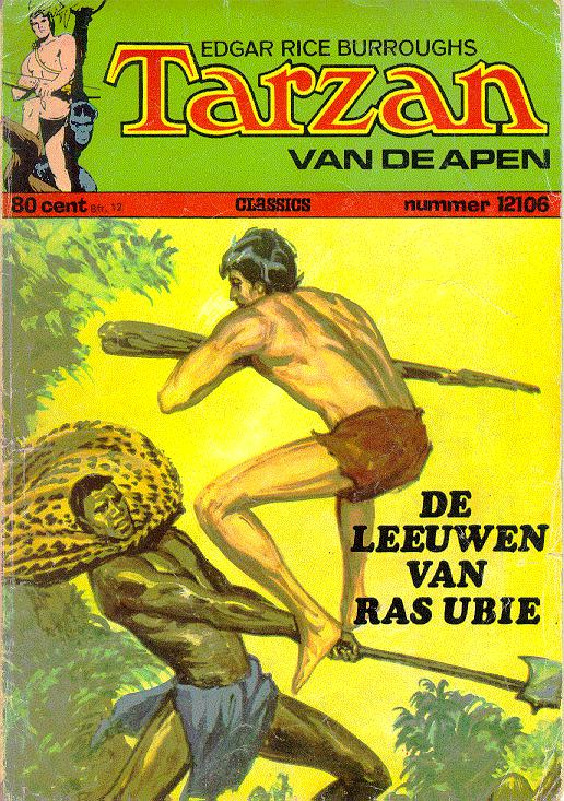 Edgar Rice Burroughs Tarzan van de Apen Classics (Classics, 1965 series) #12106 (1971)