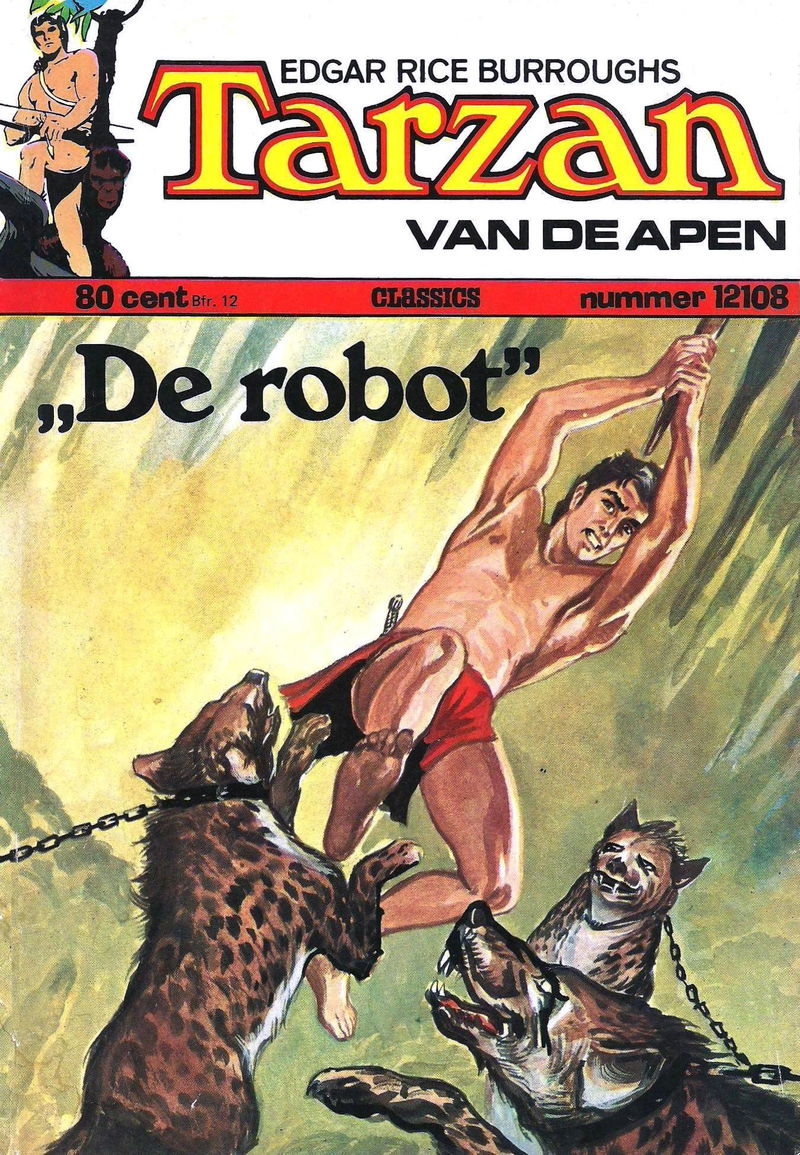 Edgar Rice Burroughs Tarzan van de Apen Classics (Classics, 1965 series) #12108 (1972)