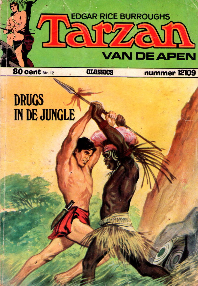 Edgar Rice Burroughs Tarzan van de Apen Classics (Classics, 1965 series) #12109 (1972)
