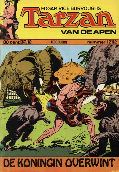 Edgar Rice Burroughs Tarzan van de Apen Classics  #12112 (1972)